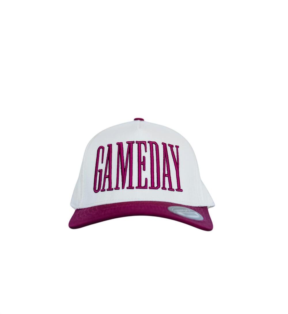 NEW SUMMER TEES women's game day cap in maroon